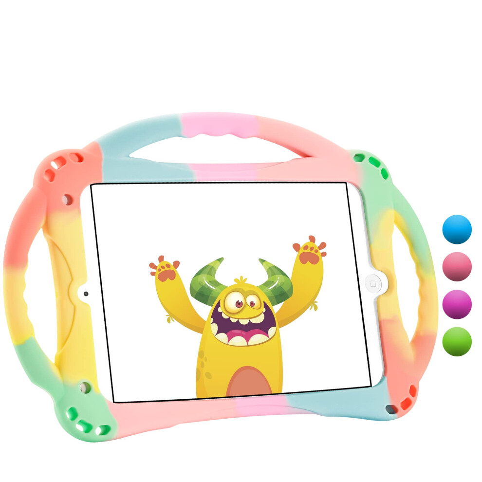 Photos - Other for Computer iPad Mini Case Kids Shockproof Handle Stand Cover for iPad Mini, Mini 2, Mini 3, Mini 4 and Mini 5(Rainbow)(2019 Model)