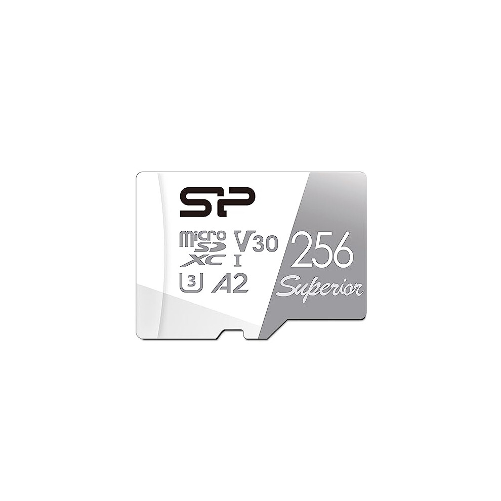 Silicon Power 256Gb Superior Micro Sdxc Uhs-I (U3), V30 4K A2 With Adapter, Compatible With Steam Deck 886576066271