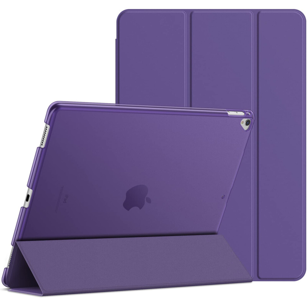 Case for iPad Pro 12.9 Inch (1st and 2nd Generation, 2015 and 2017 Model), Auto Wake/Sleep (Purple)