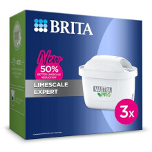 MAXTRA PRO Limescale Expert Water Filter Cartridge 3 Pack - Original BRITA refill for ultimate appliance protection,