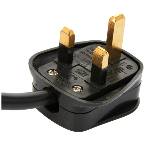 6 Gang 10 m Extension Lead Surge Protector - Black 2