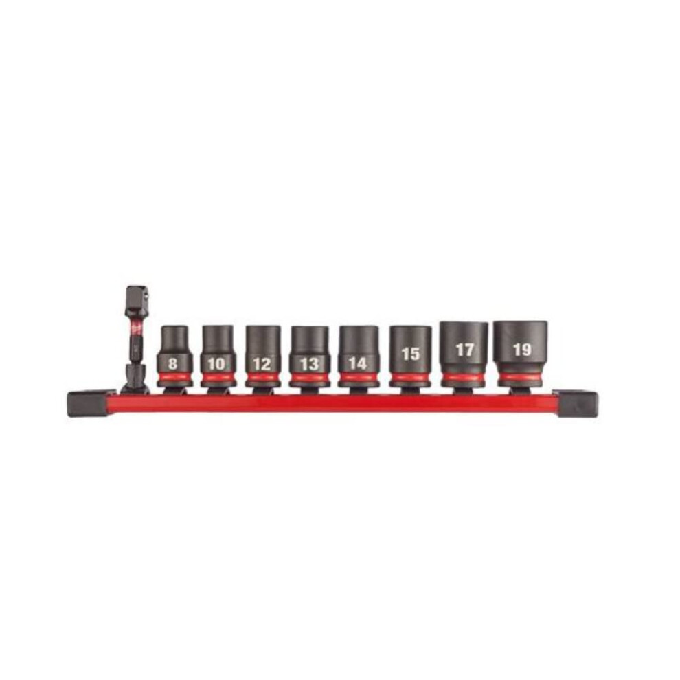Impact Socket Set 4932480454 Molybdenum Chrom Steel, Black