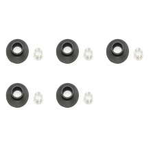 5x EPB-SV01967 Flush Valve Seal & Clip for Ideal Standard Armitage Shanks SV01967 - DIY Repair, Black Rubber, Spare Clip Included