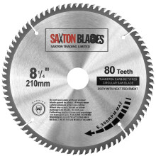 TCT Circular Wood Saw Blade 210mm x 30mm x 80T for Festool Bosch Makita Dewalt fits 216mm Saws