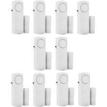 Personal Security Window & Door Alarm Bell | Wireless Sensor Door Window Burglar Alarm | Pack of 10