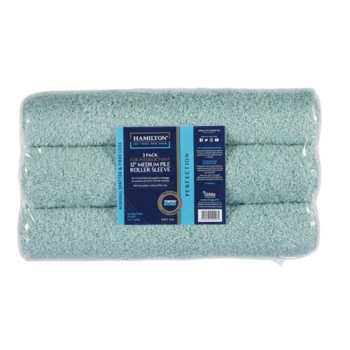 Hamilton 3 x 12" Hamilton Perfection Medium Pile Paint Rollers