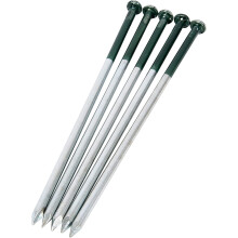 50Pcs Heavy Duty Artificial Grass Nails, 5mm x 150mm Round Head Galvanised Nails Astroturf Fake Lawn Fixing Steel Nails