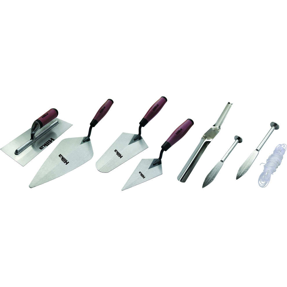 66416006 6 PCE Soft Grip Trowel Set, Blue
