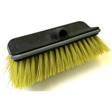 DocaPole Hard Bristle Deck Brush and Bi-Level Scrub Brush Extension Pole Attachment 11" | Long Handle Scrub Brush and