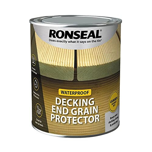 Ronseal RSLEGP750 Decking End Grain Preserve Green, 750 ml