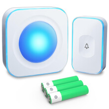 Wireless Doorbell Battery Operated Door Chimes & Bells at 1200 Feet with Flashing Light 4 Volume 36 Melodies(1