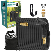 Supply Cube 50FT Garden Hose | Expandable Garden Hose Hose Pipe with 8 Modes | Anti-Leak Garden Hose Pipe with 3/4" Hose