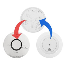 Replacement Alarm for FireAngel ST620 10 Year Sealed Battery Optical Smoke Alarm - UltraFire ULLS10