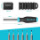 60 in 1 Multi-Function Screwdriver Sets, Magnetic Screwdriver Sets with Phillips, Slotted, Square and Torx, Storage Case 4