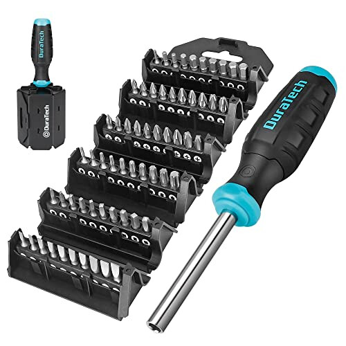 60 in 1 Multi-Function Screwdriver Sets, Magnetic Screwdriver Sets with Phillips, Slotted, Square and Torx, Storage Case