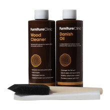 Wood Oil Kit - for Oiling & Restoring All Indoor & Outdoor Wooden Surfaces Such as Furniture, Worktops & Doors. Contains