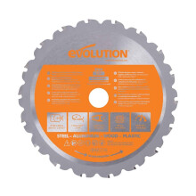 R165TCT-18CS (Rage) Multi-Material TCT Blade Cuts Wood, Metal and Plastic, 165 mm