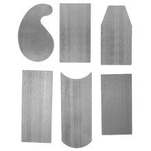 6Pc Shaped Cabinet Scraper Set, 6 Pieces Woodworking Scrapers