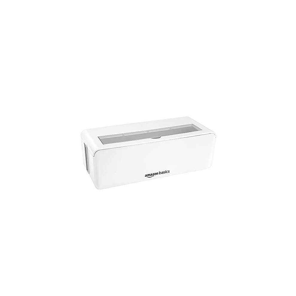 Amazon Cable Tidy Box For Hiding And Organizing Cables, Large, White