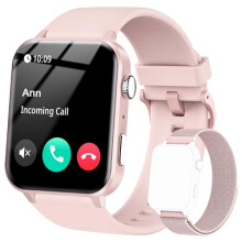Smart Watch for Women (Answer/Make Calls), Voice Assistant, 1.85" Fitness Watch with SpO2 Heart Rate Sleep Monitor, 100