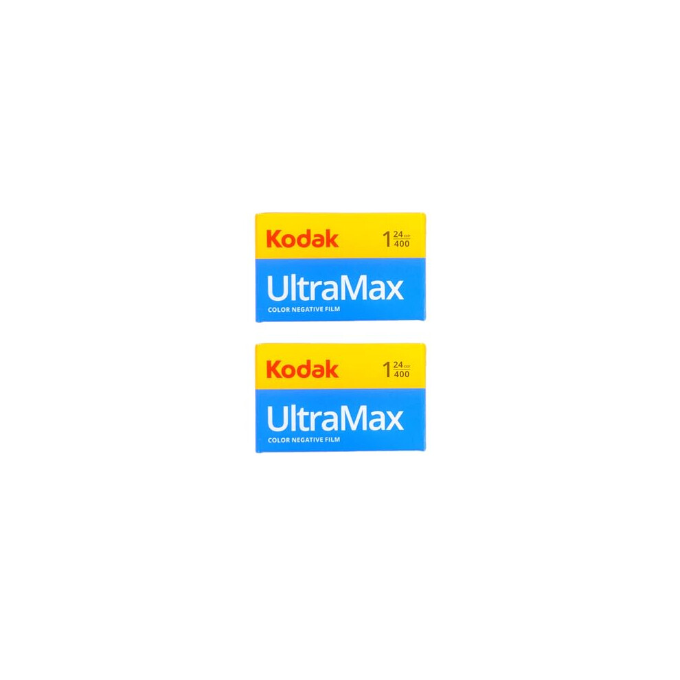 Ultramax 400 Color Negative Film (ISO 400) 35mm 24-Exposures - 2 Pack (2 Items)