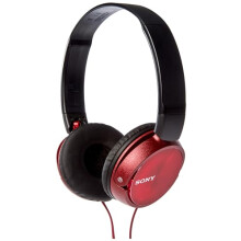 MDR-ZX310 Foldable Headphones - Metallic Red