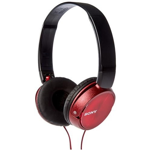 Sony MDR-ZX310 Foldable Headphones - Metallic Red 1