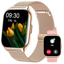 Smart Watch for Women Men, 2.01" Smartwatch Make/Answer Call, Fitness Watch Blood Pressure, Heart Rate, 100+ Sports