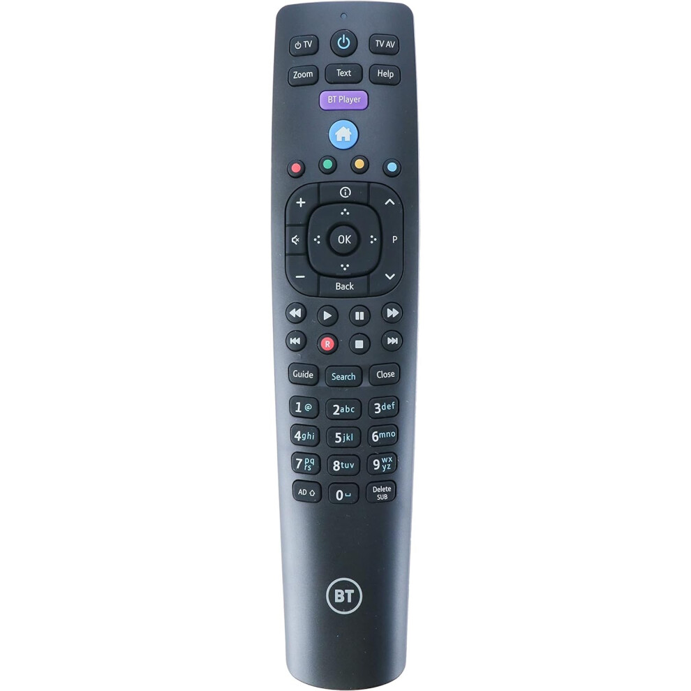 Bt Remote Control - Latest Ergonomic Replacement Remote For Freeview, Bt Tv Remote Control, And Bt Youview Remote 5061015870656