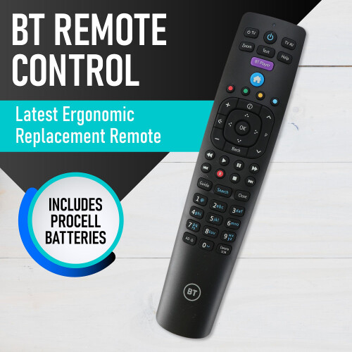 - BT Remote Control - Latest Ergonomic Replacement Remote for Freeview, BT TV Remote Control, and BT Youview Remote 2