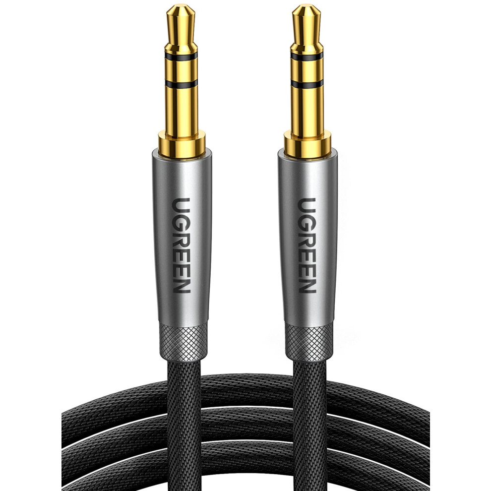 Aux Cable Braided Stereo 3.5Mm Audio Cable Headphone Mini Jack Male To Male Auxiliary Trs Lead Compatible With Iphone 6957303895953