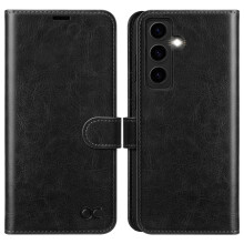 Compatible with Samsung Galaxy S24 Case, Premium PU Leather Wallet Phone Case with [Card Holder][RFID Blocking][TPU