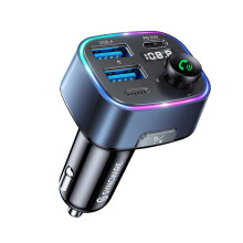 Bluetooth 5.3 FM Transmitter for Car, 48W Max Dual USB Car Charger Adapter, Wireless Radio, LED Display, Hands-Free