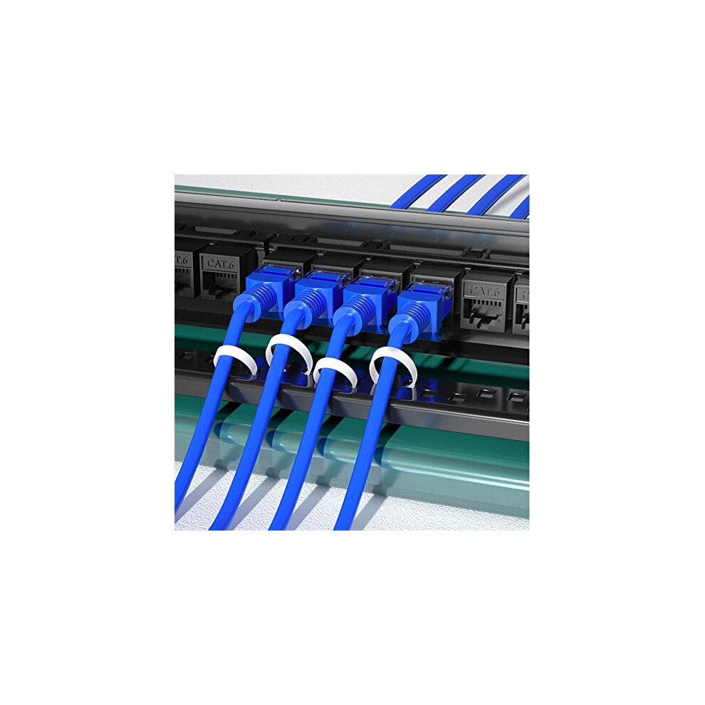 24 Port Cat6 Patch Panel – 110 RJ45 Network LAN, 1U 19" Rack Mount, Server Cabinet Ready