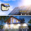 TeckNet Outdoor Solar Light 231 LED, 3 Modes Motion Sensor, Solar Powered Security Light 300 Wide Angle, IP65 Waterproof, 5