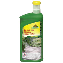 Fast Acting Moss & Algae Killer Concentrate 1L | Biodegradable and Glyphosate Free | Fast Visible Results