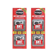 Ant Killer - 2 x Nippon Ant Bait Station Twin Pack - Ant Bait Station & And Nests Killer - Ant Trap For Indoor & outdoor