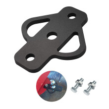 3-Way Trailer Hitch Adapter Steel Hitch Mount with Bolt for ATV Lawn Mower Golf Cart Yard Cart Garden Tractor Flat