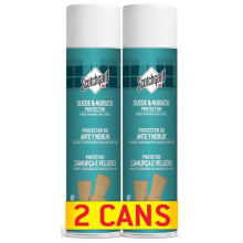 Suede & Nubuck Protector, 2 Cans x 400ml each - Water Repellent Spray, Helps Minimize Salt Stains - For Boots, Shoes,