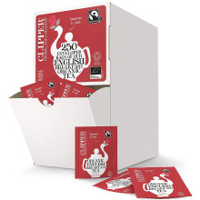 Organic English Breakfast Tea Bags | 250 Individually Wrapped Teabags | Bulk Buy, Home & Catering | Caffeine-Free Herbal