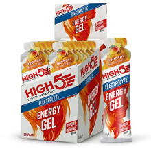 Energy Gels with Electrolytes - Quick Release Sports Gels for Peak Performance - Natural Fruit Juice & Caffeine-Free -