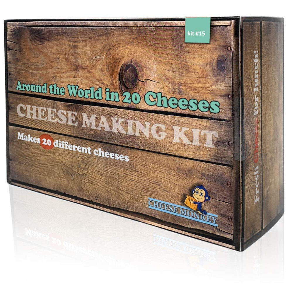 Cheese Making Kit - Around The World in 20 Cheeses