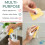 24 Pack Biodegradable Kitchen Sponges - Eco-Friendly, Compostable, Natural Cellulose Dish Sponges 4