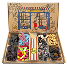 Extra Large Liquorice Sweets Gift Set Hamper Box | 1.2kg Pick and Mix - Retro Pick and Mix Sweets Hamper Gift for