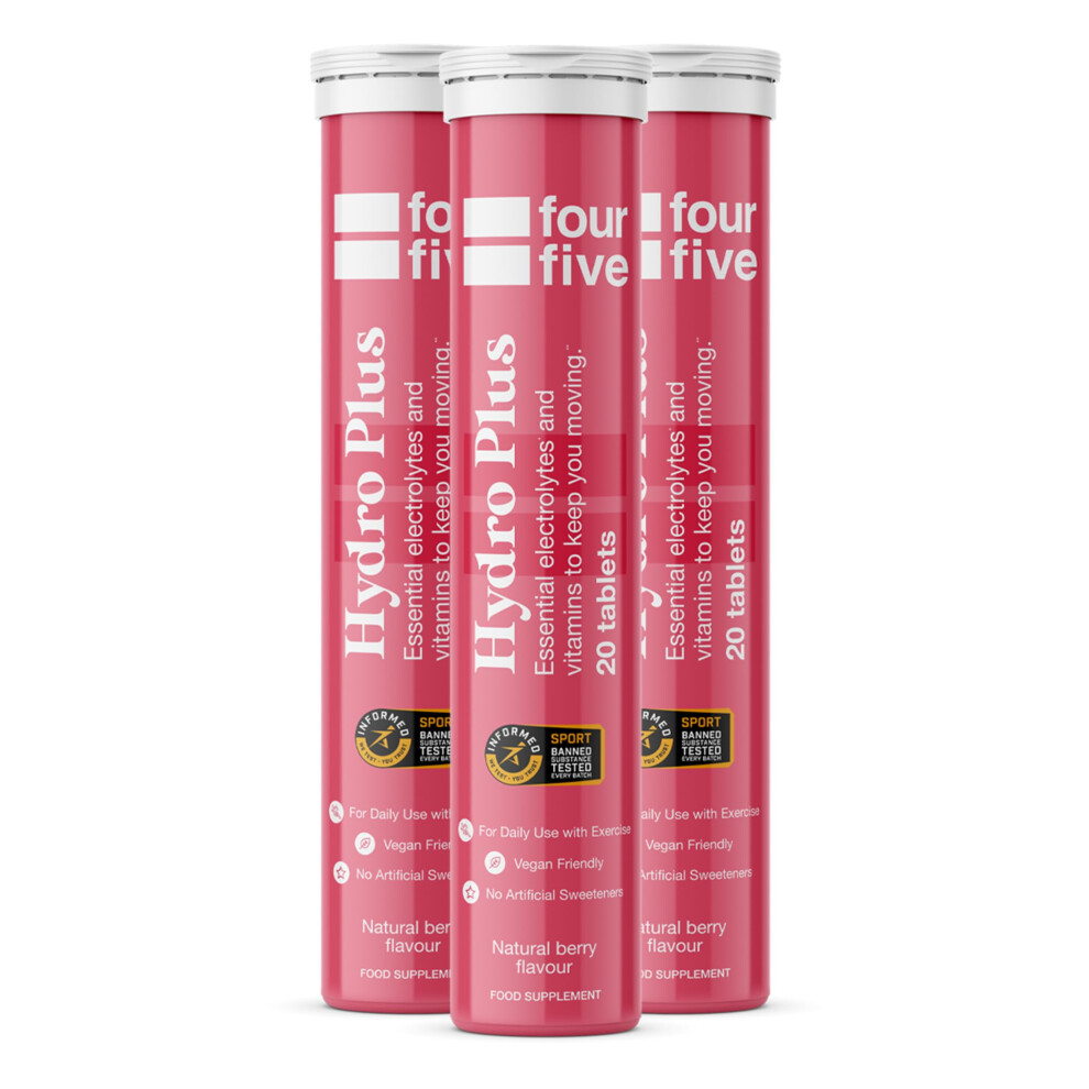 Hydrate Electrolytes - Essential Electrolytes & Vitamins with Magnesium & Calcium for Sports Hydration, Vegan & Low 