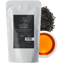Supreme Earl Grey Tea Loose Leaf - Natural Blend of Sri Lankan Black Tea, Bergamot Extract & Blue Cornflowers - Rich