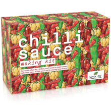 Chilli Sauce Making Kit - Make Your own Hot Sauce Valentine Day Gift - Includes Chipotle, Habanero, Piri Piri, Aji