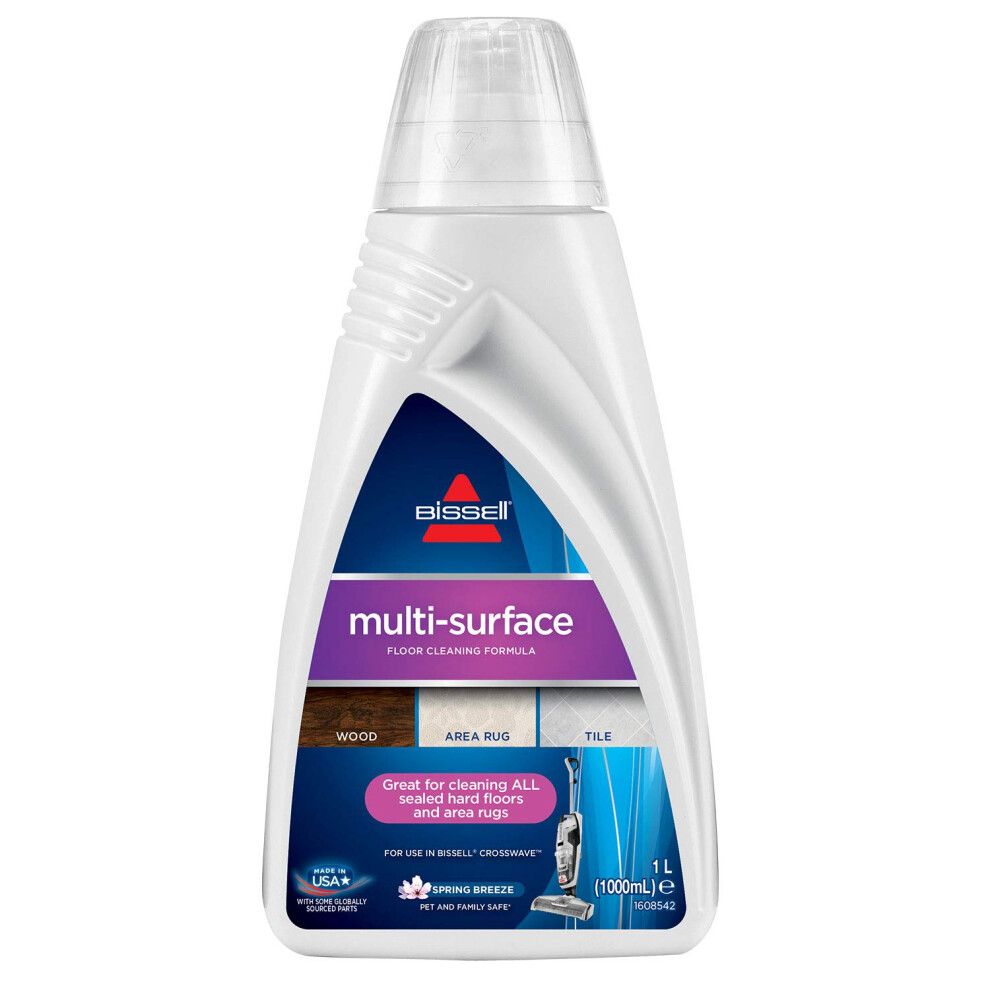 Multi-Surface Formula | For Use In BISSELL Multi-Surface Cleaners | Cleans Hard Floors & Area Rugs | 17899