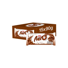 Bubbly Milk Chocolate Sharing Bars, 15 x 90 g