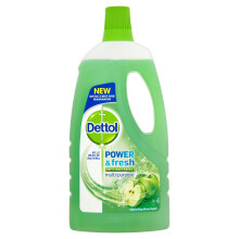 Power and Fresh Multi Purpose Cleaner Refreshing Green Apple 1 Litre (Pack of 6)